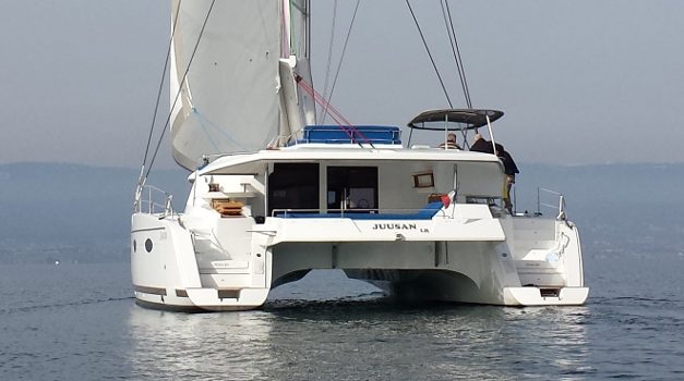 Notre expérience sur le catamaran géant
