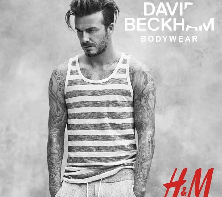 David Beckham roule pour H&M